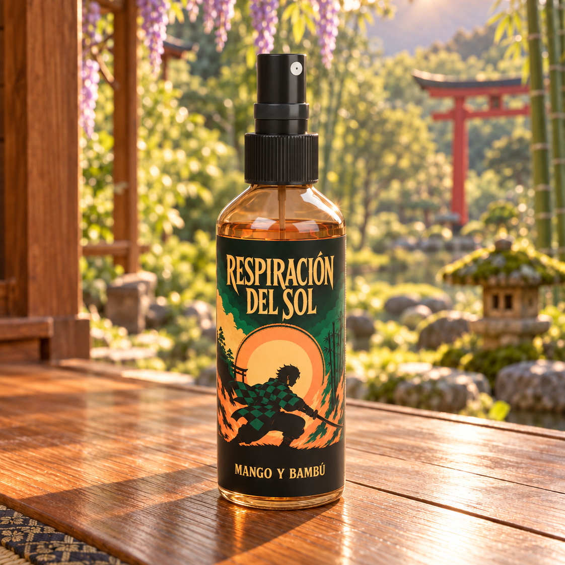 RESPIRACIÓN DEL SOL - Spray aromático 100ml inspirado en Kimetsu no Yaiba