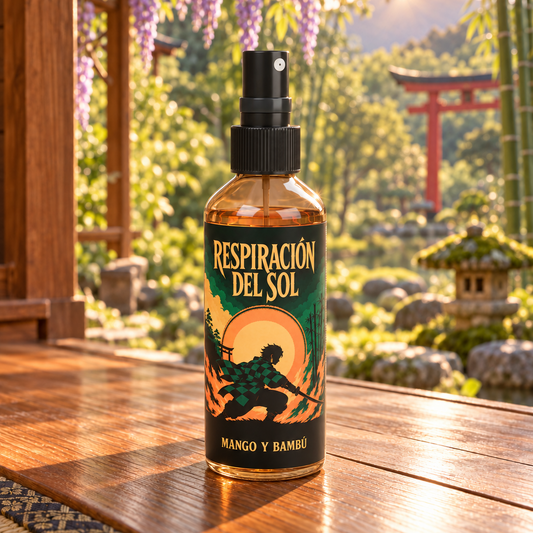 RESPIRACIÓN DEL SOL - Spray aromático 100ml inspirado en Kimetsu no Yaiba