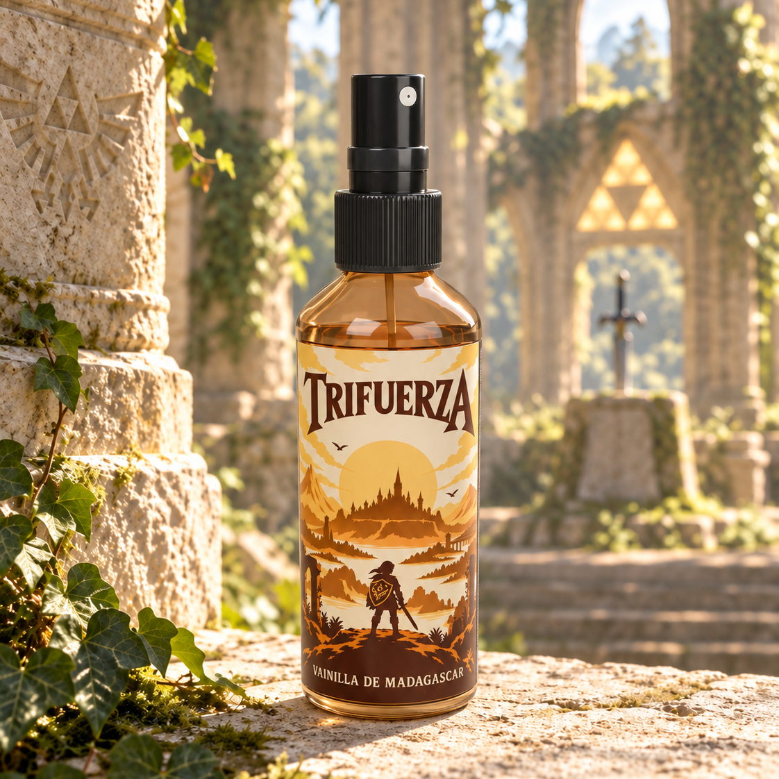 TRIFUERZA - Spray aromático 100ml inspirado en The Legend of Zelda