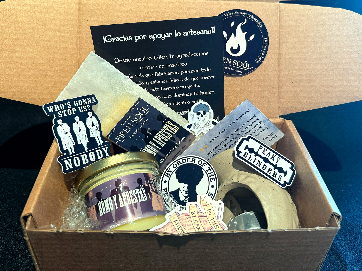 Pack Regalo HUMO Y APUESTAS - Peaky Blinders