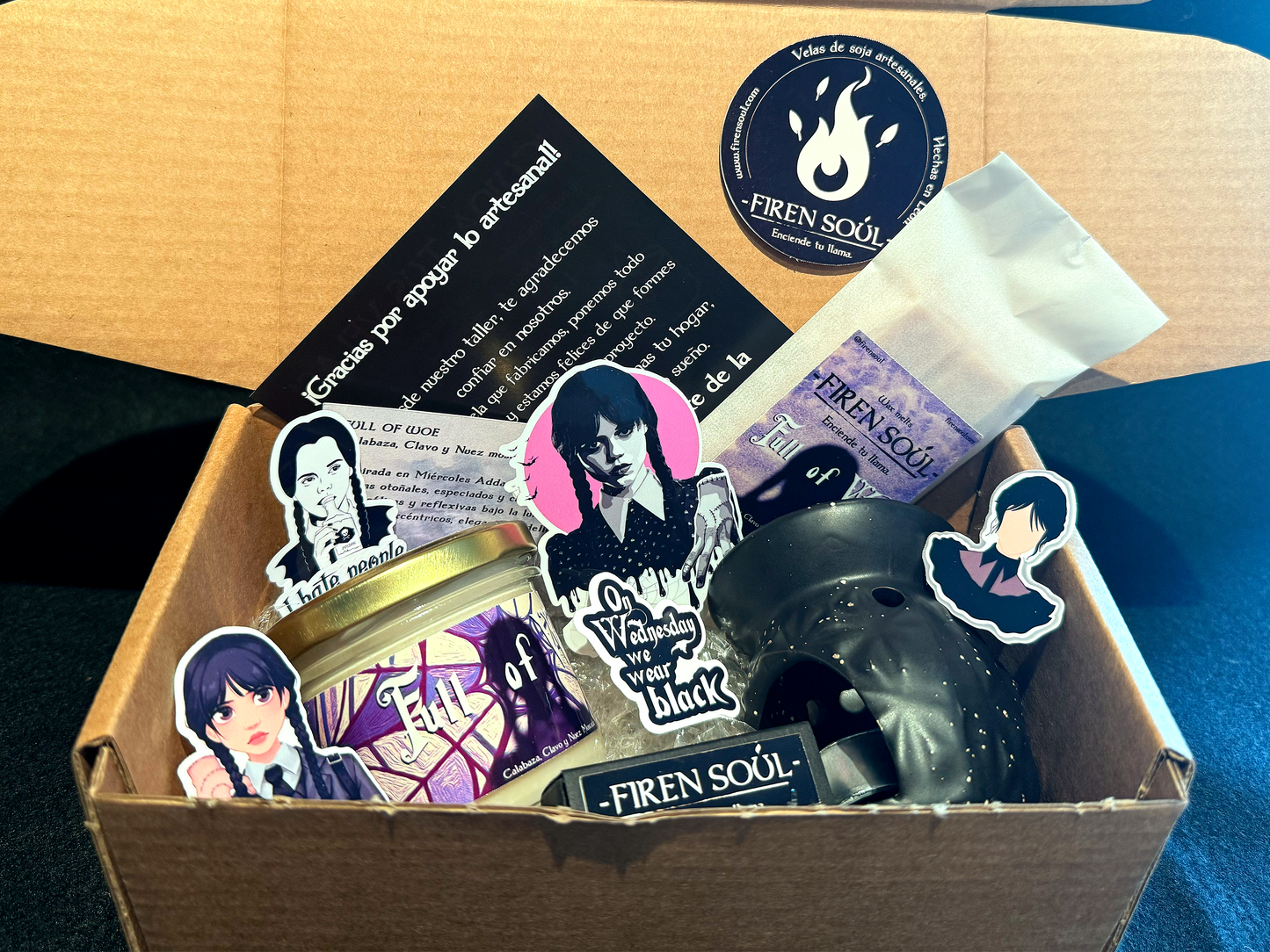 Pack Regalo FULL OF WOE - Miércoles