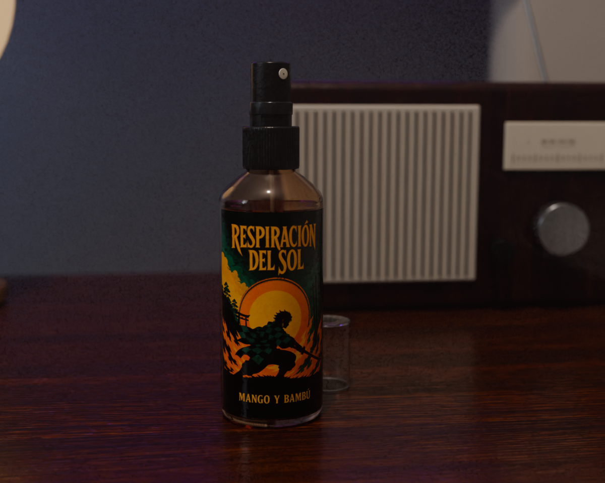 RESPIRACIÓN DEL SOL - Spray aromático 100ml inspirado en Kimetsu no Yaiba