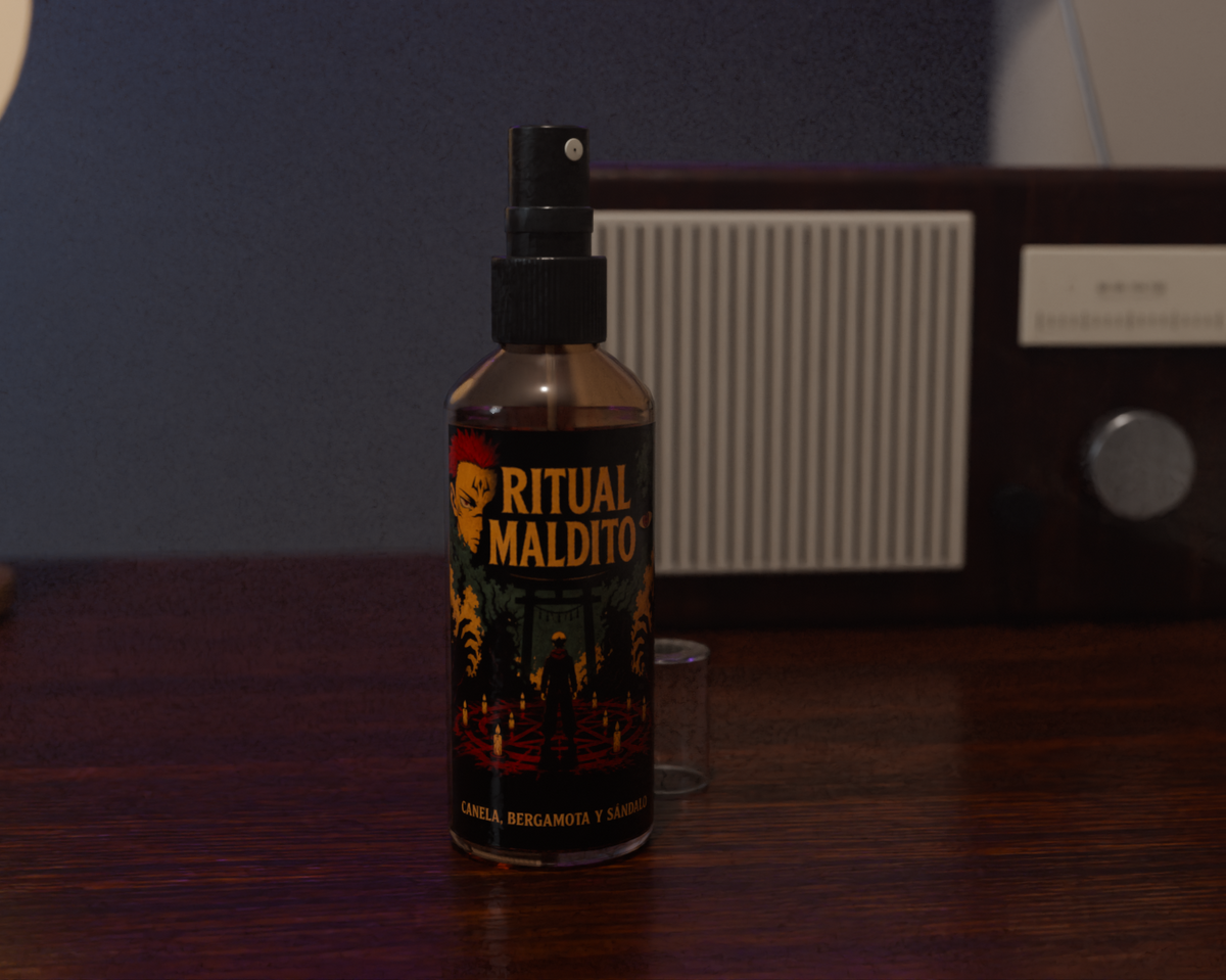 RITUAL MALDITO - Spray aromático 100ml inspirado en Jujutsu Kaisen