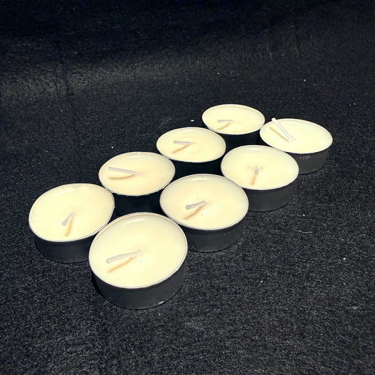 Pack 8 velas de té Soja 100%, Neutras