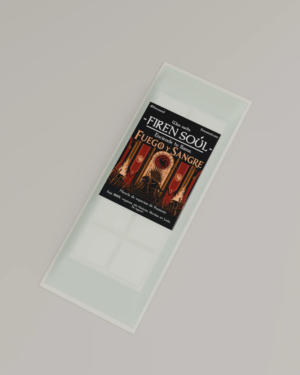 FUEGO Y SANGRE - Wax Melt inspirado en La casa del Dragón