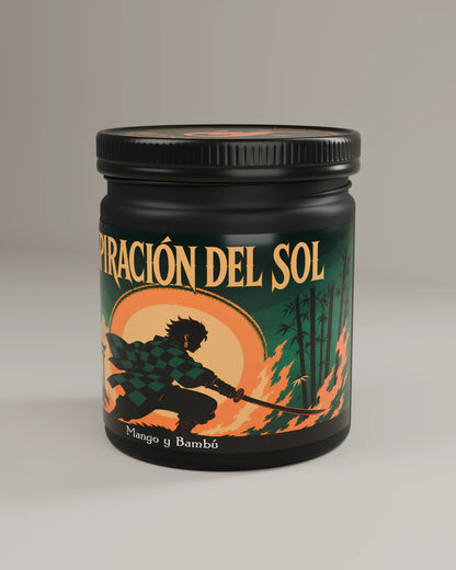 RESPIRACIÓN DEL SOL - Vela inspirada en Kimetsu no Yaiba
