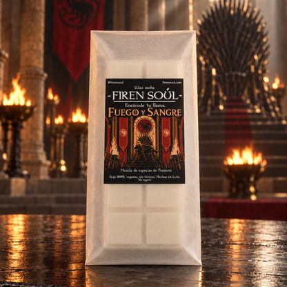 FUEGO Y SANGRE - Wax Melt inspirado en La casa del Dragón