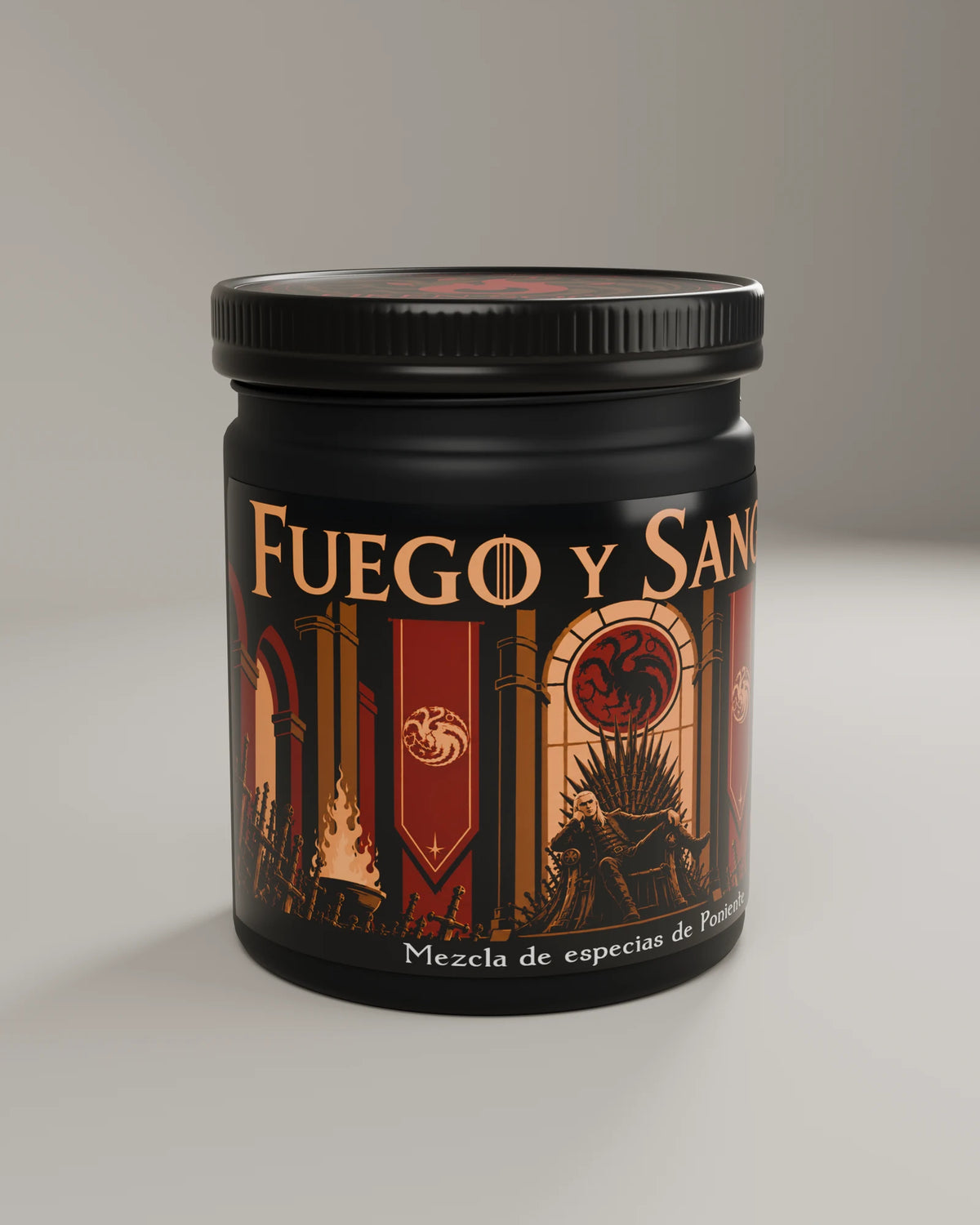 FUEGO Y SANGRE - Vela inspirada en La Casa del Dragón