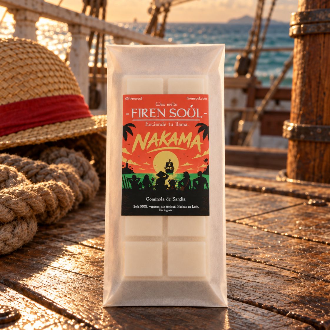 NAKAMA - Wax Melt inspirado en One Piece
