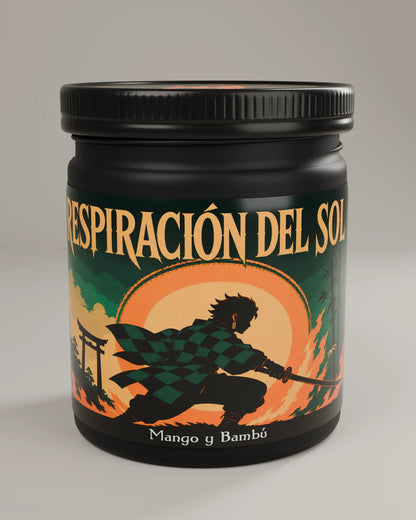 RESPIRACIÓN DEL SOL - Vela inspirada en Kimetsu no Yaiba
