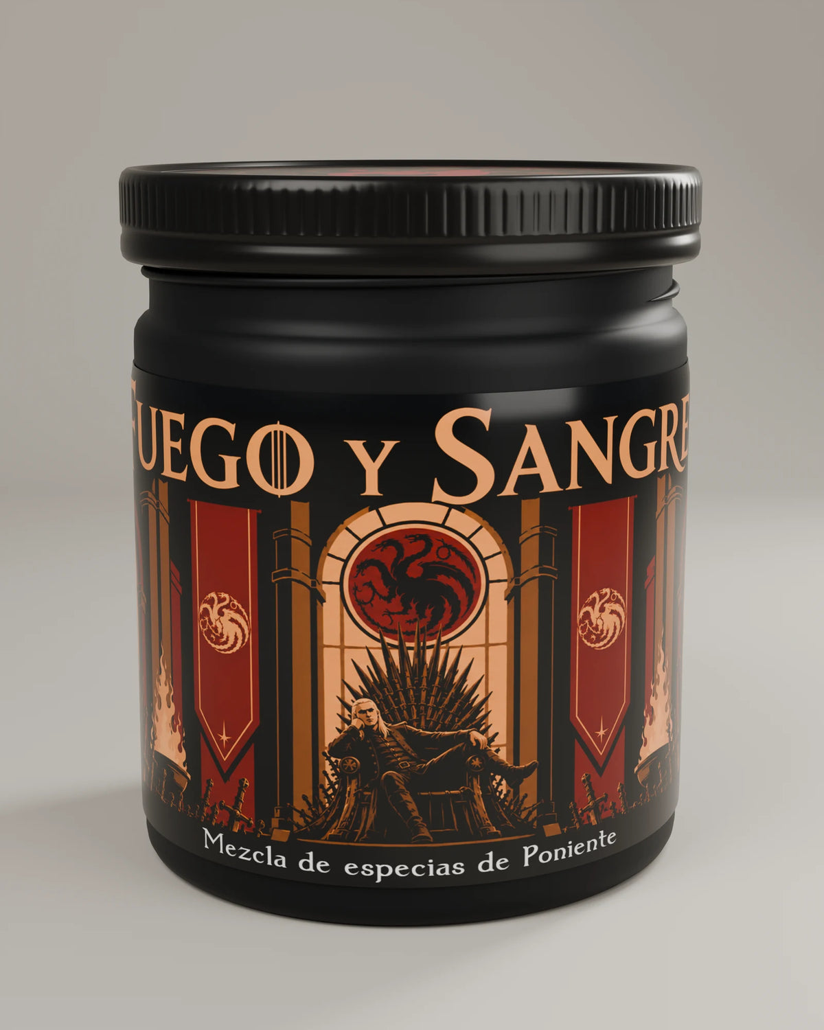 FUEGO Y SANGRE - Vela inspirada en La Casa del Dragón